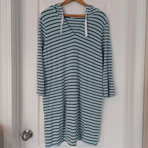 Boden Imelda Hooded Jersey Tunic Dress size 12